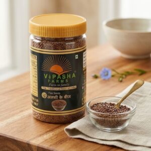 Organic Flex Seeds (Alsi) by Vipasha Farm 500 Grm