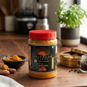 Organic Turmeric Powder by Vipasha Farm 250 Grm